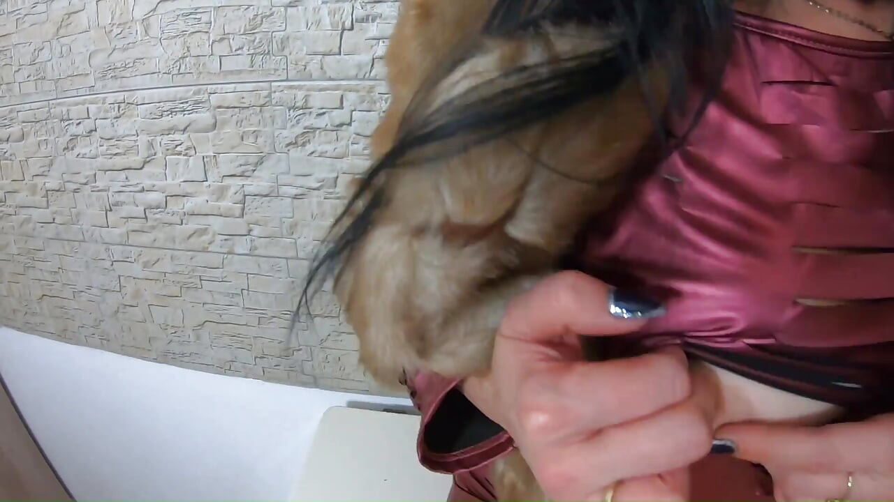 Compilation Milfycalla - sexe fétiche, pipes et sexe brutal en portant des manteaux de fourrure sexy -3-