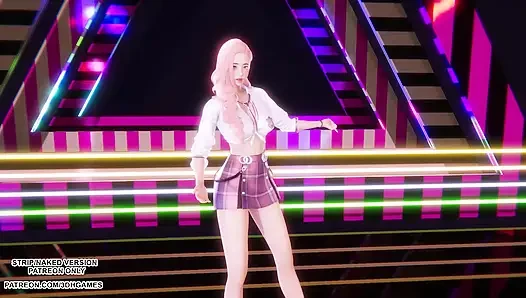 MMD NewJeans - asap - liga dansa kpop seksi seraphine dari legenda hentai tanpa sensor 4k 60fps