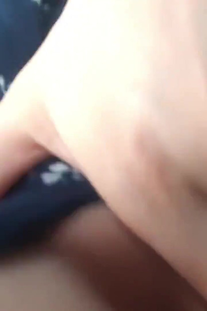 Horny Teen Masturbates in Real Public Uber