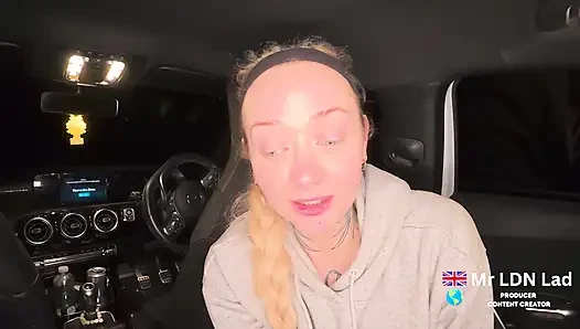 Dirty British Slut Sophia May Loves Mr LDN Lads CHAV 9inch Cock in Car POV