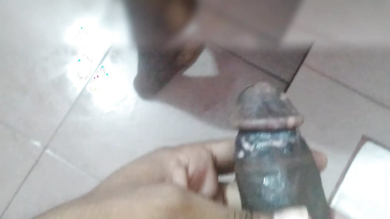 My wife was fucked by her boyfriend in the bathroom.
