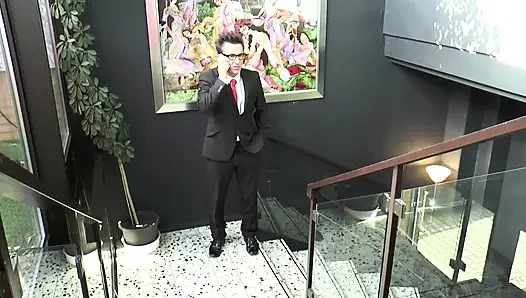 Tante seksi rambut pirang dengan toket besar dientot anal dan dicrot di muka