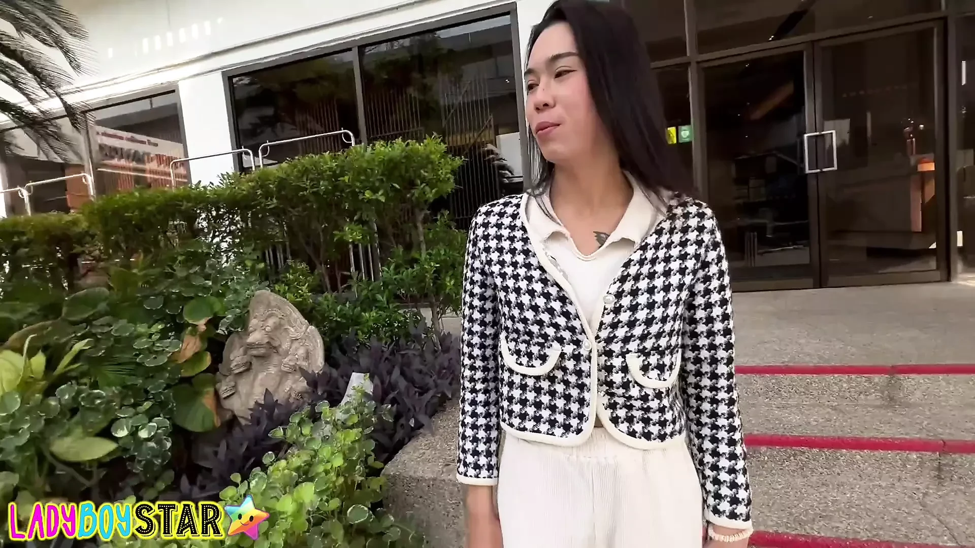 Ladyboystar - Slim Thai ladyboy sucks and rides my cock so nicely