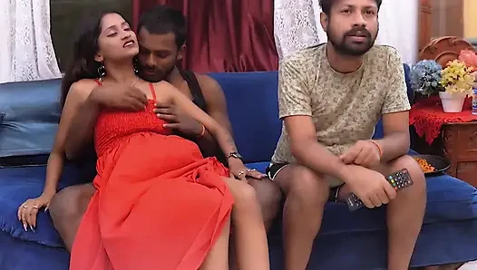 Dost ke samne hi dost ke sauteli bahan ko choda