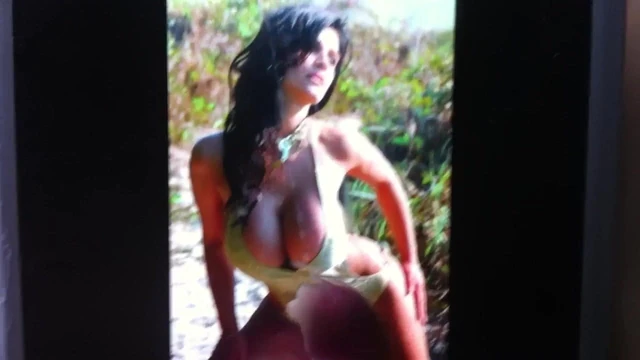 Denise Milani cum tribute