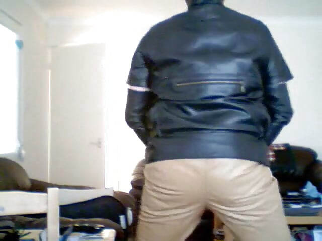 Cumming on my leather