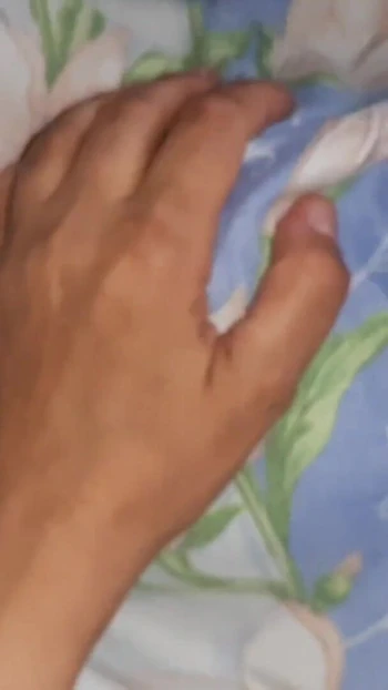 Emotional moment from "I take turns playing with my neighbors' pussies under the blanket"