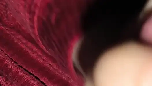 Adik tiri berhijab yang  sudah menikah dientot