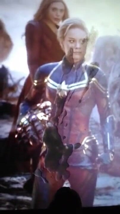 Iconic moment from "Brie Larson 'Captain Marvel' Cum Tribute (2)"