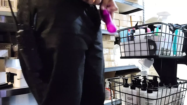 Cleaning out the lost and found...with my asshole