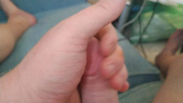 Chubby Ginger Bear masturbate and cum vid 10