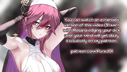 Rosaria from Genshin Impact makes your cock suffer (Edging JOI)