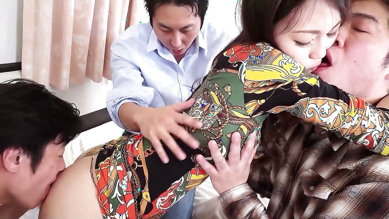 Japanese Skinny Teen Misaki Uncensored Fucked in Threesome