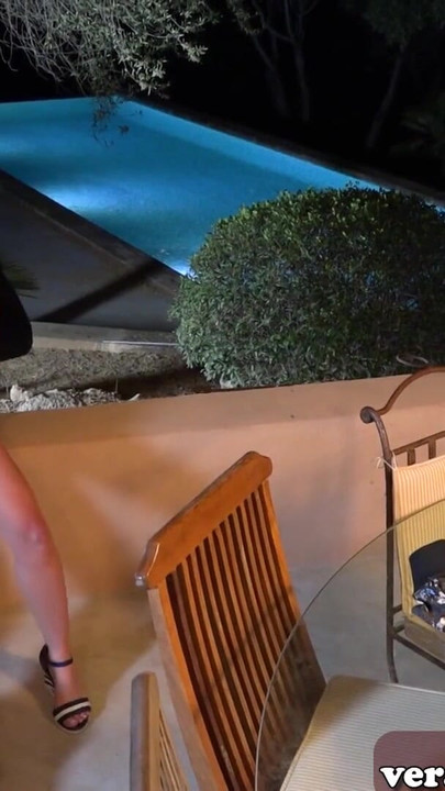 Emotional moment from "German slim brunette teen fucks on vacation"