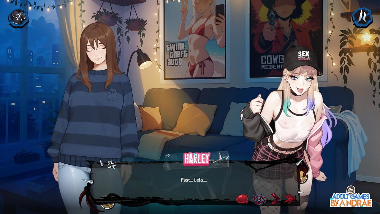 Futa Fickt Femboys: Harleys Adventures Dlc-gameplay Teil 1 - Halsfick