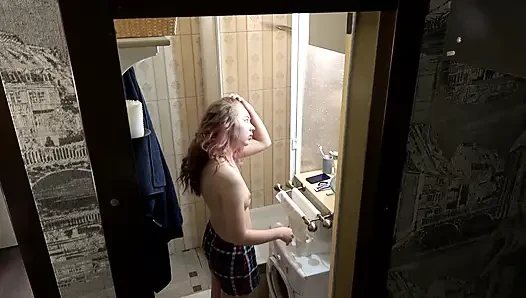 Young Girl's Shower for Perverts