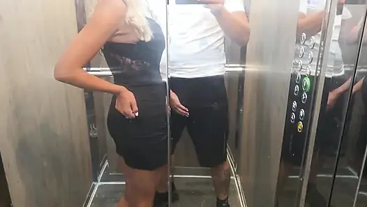 She couldn't wait until we got to the apartment to fill her pussy with sperm