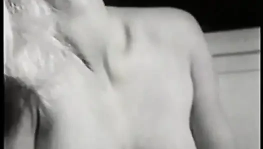 Vintage Busty Beauty Virginia Bell Bends Over Bends Over TV Showing Her Big Tight Breasts for You