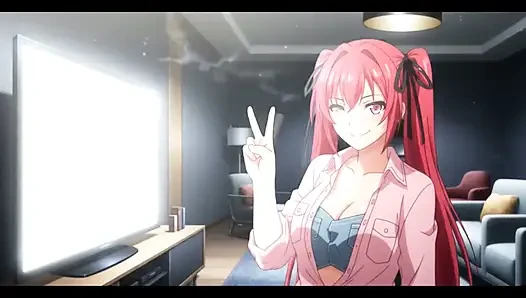 Gym Stranger & White-haired Girl From Workout to Hardcore Fuck. Hentai Anime Ai Porn