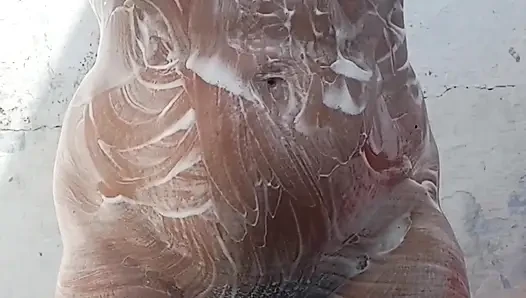 My nude bathing show