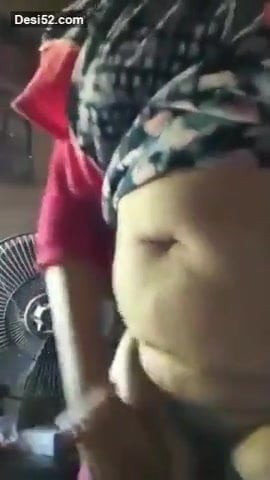 Stepmother Self Pleasuring for son
