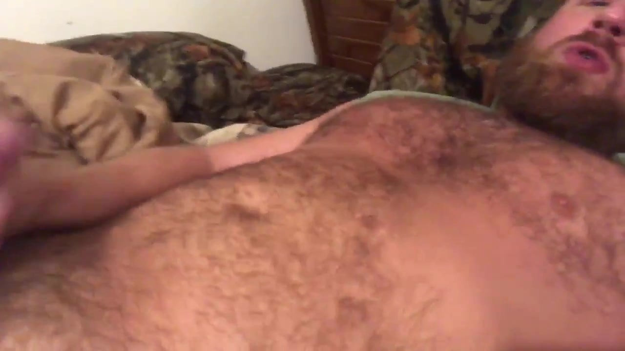 bearded bear jerking off