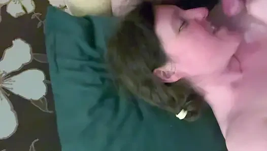 glück, entspannender blowjob und fick