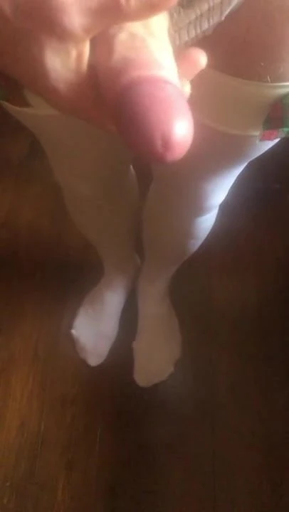 Naughty girl sissy cumshot