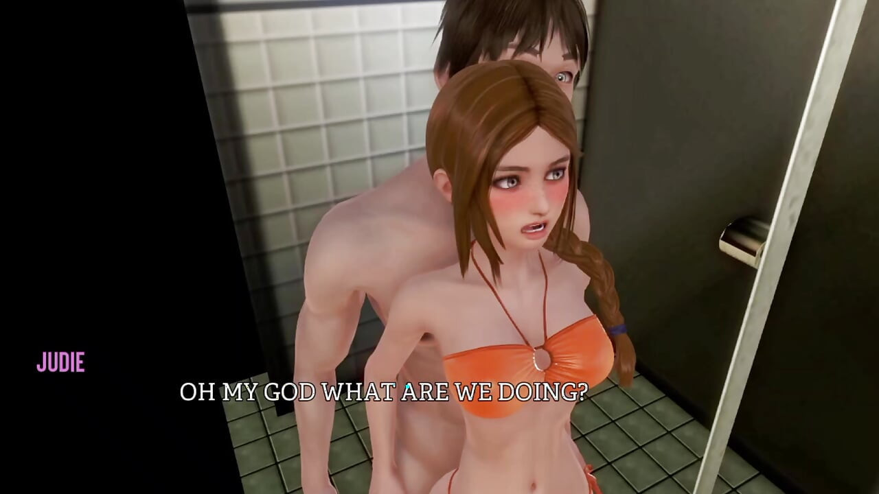 赫瑞和裘蒂在公共廁所裡摩擦雞巴和貓咪 一生一次