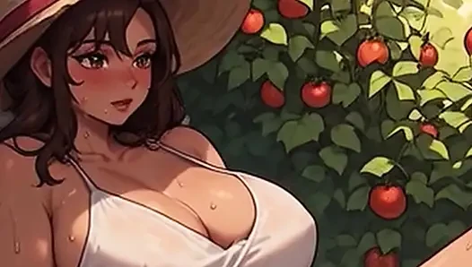 Waifu Garden Lady POV – Panties Aside Penetration & Bench Close-Up Fucking (Preview)