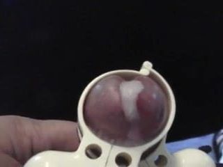 Вибрационное кольцо для члена без рук, электро-оргазм со спермой