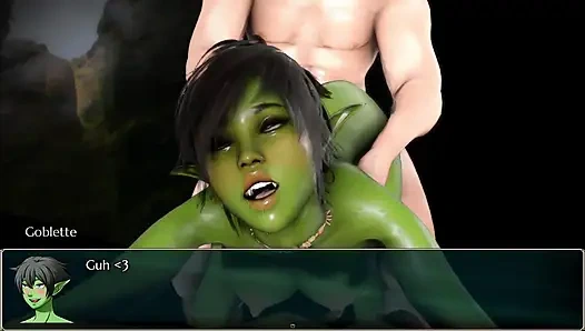 Goblin Layer - массаж большой задницы гоблина