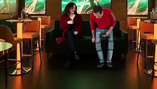 I masturbated a nightclub manager in the VIP room while my husband films