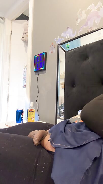 Sissy Cock and Ass Play with cumshot