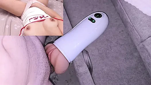 This Sucking Pussy Toy Is Tighter Than Stepsister's Pussy