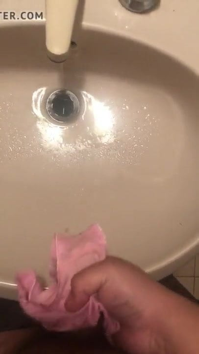 cum in pink panties