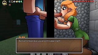 Minecraft geiles handwerk - teil 3 - alex gibt steve blowjob von loveskySan69