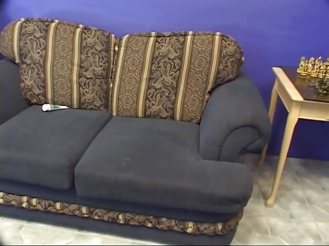 Huge black ass bitches on couch dildo fucking with pleasure