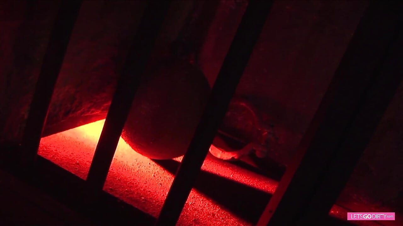 Membuat budaknya menidurinya di kamar merah