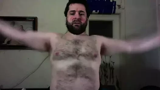 Greek porn video – Ladies, my huge and thick hard cock with enormous cum-balls!