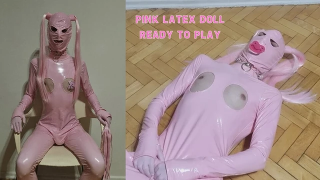 Pink Latex Doll Ready to Play