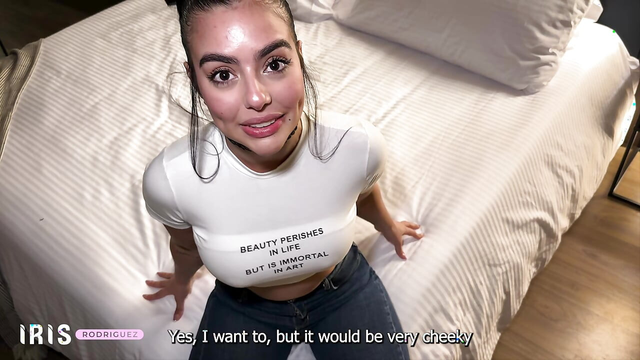 My stepbrother rips my jeans to have sex with me without a condom in front of his girlfriend - Iris Rodriguez & Danner Mendez