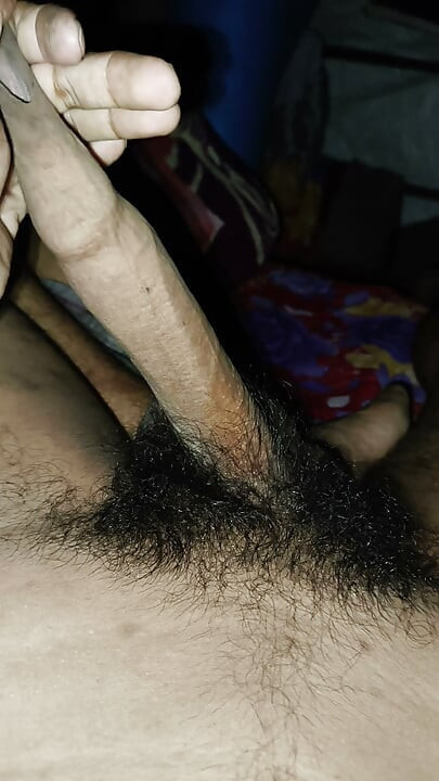 Before sleeping on bed with mobile  and mastering