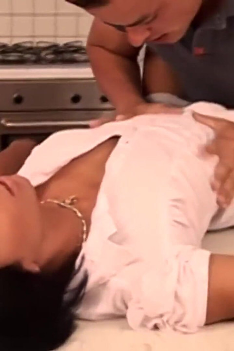 Brunette beauty with round ass gets fucked and facialized