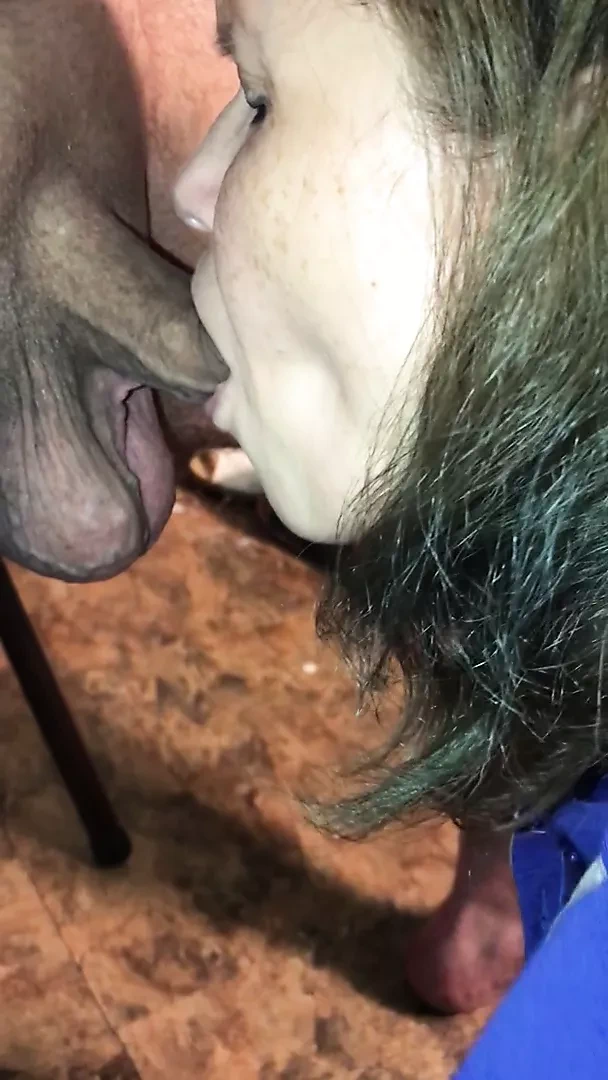 Milking the last drops out after a heated blowjob