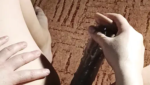POV tight pussy and Dildo, homemade masturbation