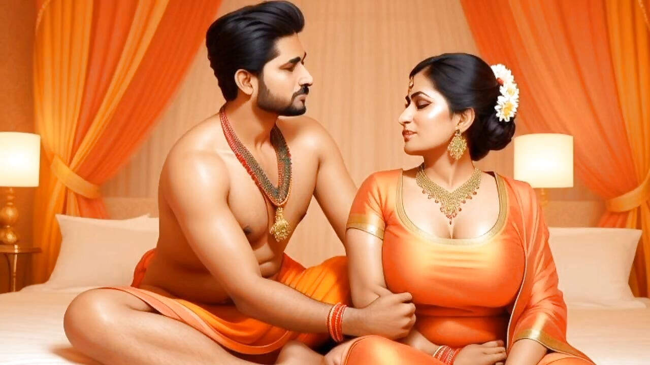 When there was no one at home, a Muslim girl did full romance