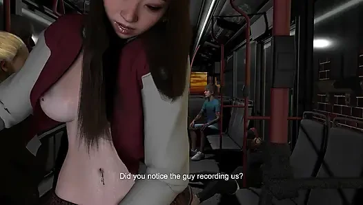 Gadis asia dientot habis-habisan di bus sampai mengendarai kon