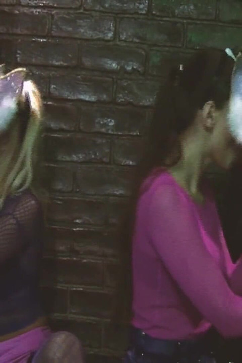 Horny Catsbabes Scene-3 Horny Kittens in Lingerie Fucking Together in the Alley