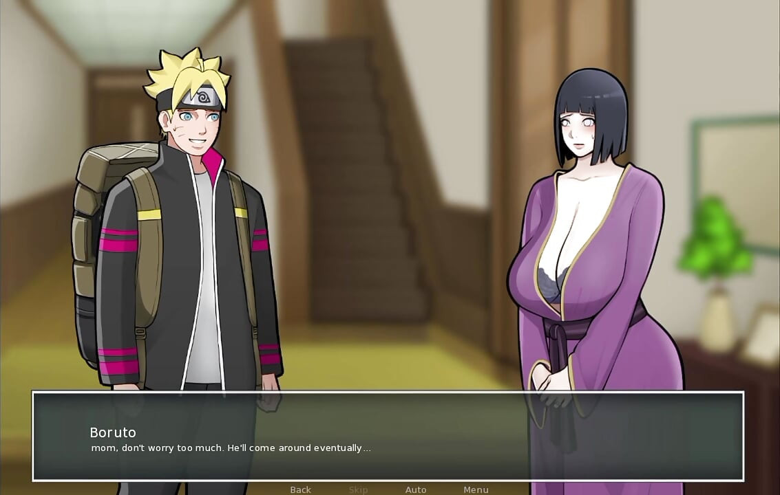 Konoha MILFs Part 36 - My Stepmother Hinata Gives Me a Handjob While I Suck on Her Big Tits - by Eroticgamesnc
